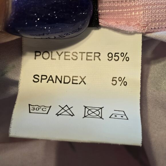 Coquette Womens Top Small Pink Floral Puff Sleeves Ruched Cottagecore Feminine - Picture 4 of 9